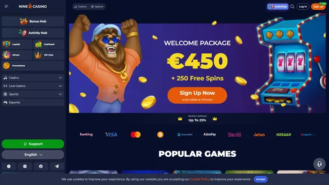 ninecasino Gameplay